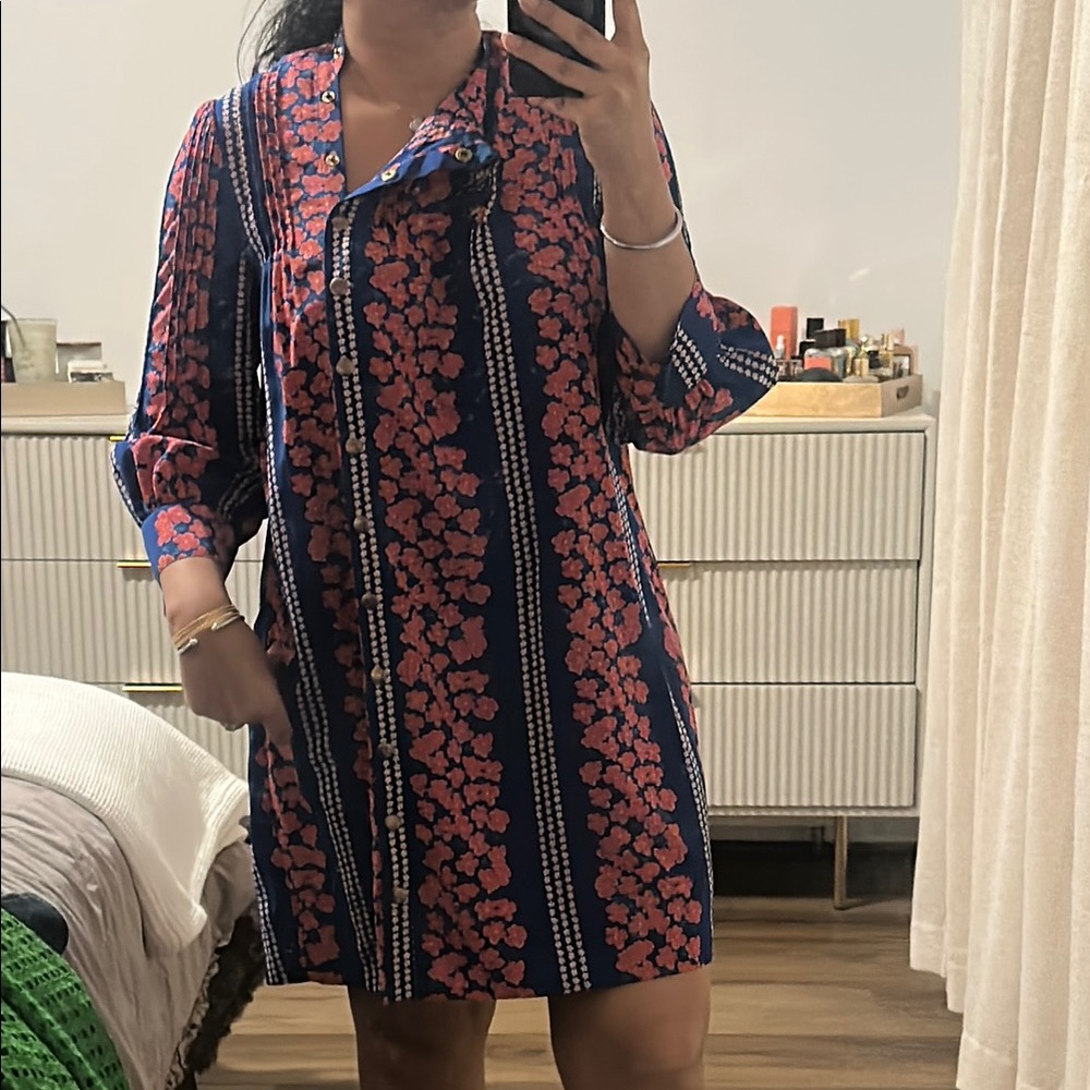 Anthropologie floral dress
